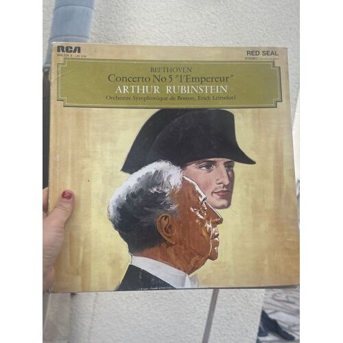 Beethoven Concerto N 5 L’Empereur Arthur Rubinstein Orchestre Symphonique De Boston Erich Leinsdorf