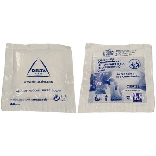 Portugal Sachet Sucre Sugar Faire Une Marche Quotidienne Améliore Votre Qualité De Vie Rp815