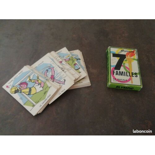 Ancien Jeu De 7 Familles Olympic La Ducale Complet Années 60 70