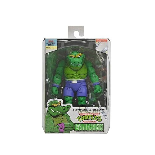 Neca Teenage Mutant Ninja Turtles Archie Comics Stump Wrestling Leatherhead 7" Scale Action Figure