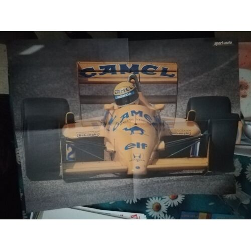 Poster Senna Lotus 99t 1987