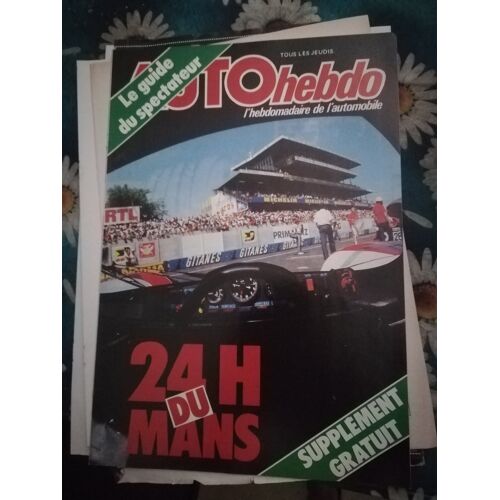 Guide Du Spectateur 24h Du Mans 1985