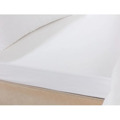 Drap Plat Daisi Double Ranforce - Blanc