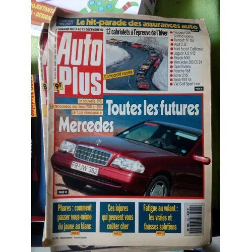 Auto Plus 223 De 1992 Bmw M3 Pack,Nissan Micra 1300 Slx Auto,Clio Rt 1.4 Auto,