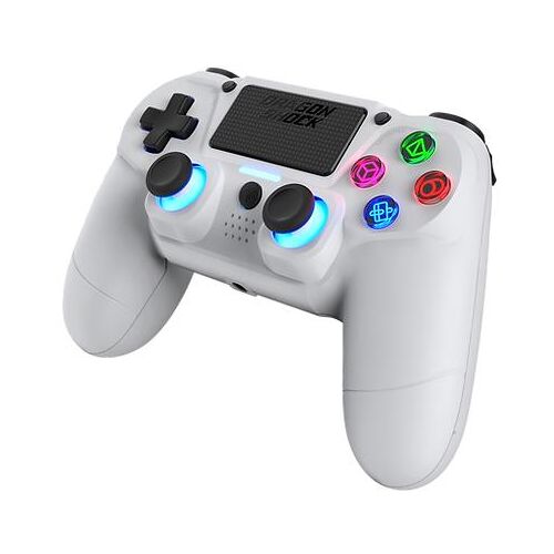Dragonshock Mizar Blanc Bluetooth Manette de jeu Analogique/Numérique PS4