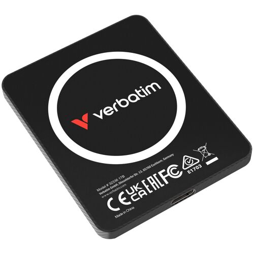 Verbatim SnapBack Ultra Slim SSD 1TB 1 To USB Type-C USB 3.2 Gen 2x2 Noir