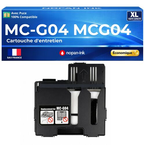 MC-G04 5813C001 Cartouche de maintenance compatible pour Canon GX1040 GX2040 Haute capacité