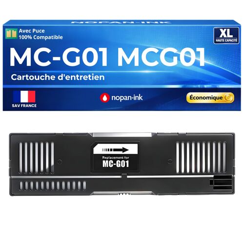 MC-G01 4628C001 Cartouche de maintenance compatible pour Canon Maxify GX5040 GX5540 GX5550 GX6040 GX6050 GX6150