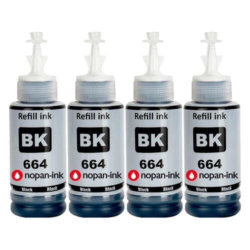 compatible pour Epson 6641 C13T66414A T6641 Noir Pack 4 4000 pages