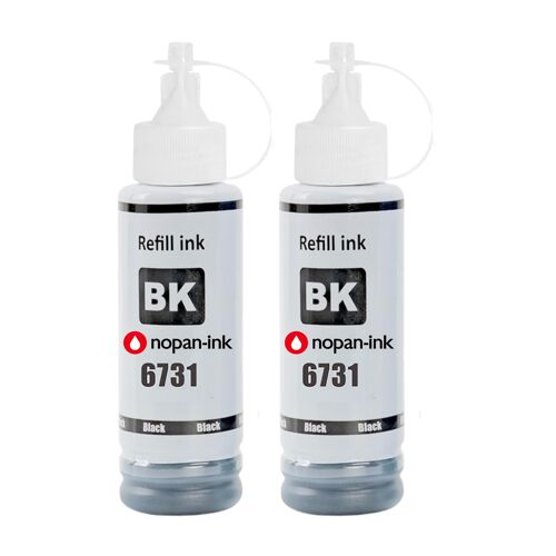 compatible pour Epson C13T67314A T6731 EJ6731 noir Pack 2 x 70 ml haute capacité