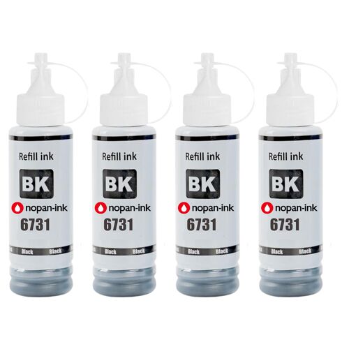 compatible pour Epson C13T67314A T6731 EJ6731 noir Pack 4 x 70 ml haute capacité