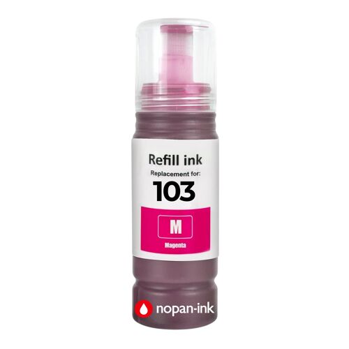 compatible pour Epson C13T00S34A 103 E103M magenta 70ml 6000 pages