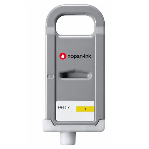 Cartouche PFI-301 Y compatible pour Canon Jaune Haute capacité avec puce encre pigmentée 700 ml Pack 1