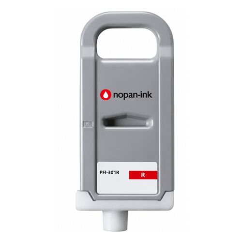 Cartouche PFI-301 R compatible pour Canon Rouge Haute capacité avec puce encre pigmentée 700 ml Pack 1