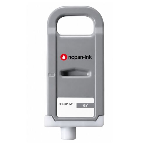Cartouche PFI-301 GY compatible pour Canon Gris Haute capacité avec puce encre pigmentée 700 ml Pack 1