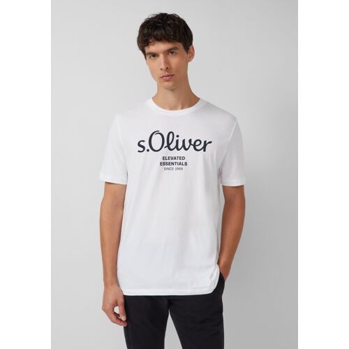 S.Oliver 2139909.01d1.Xxl Chemise Et Haut Tee-Shirt Manche Courte Coton - Xxl