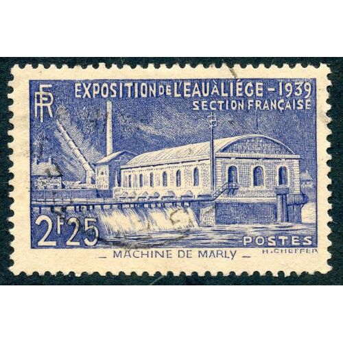 Exposition De L'Eau À Liège (Belgique) : "La Machine De Marly" Année 1939 N° 430 Yvert Et Tellier Luxe