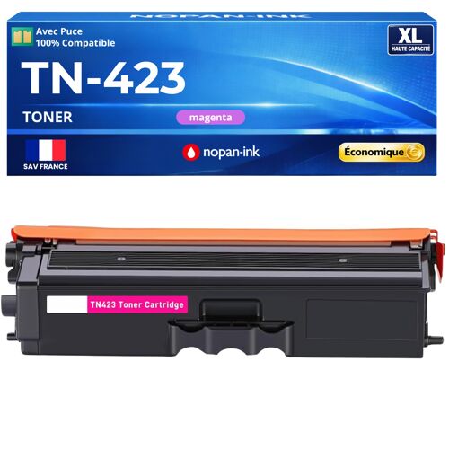TN-423 TN423 TN-421 TN421 compatible Brother toner Magenta avec puce 4000 pages HL-L8260CDW HL-L8360CDW MFC-L8690CDW