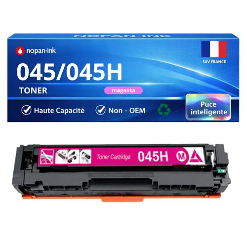 compatible pour Canon 1244C002 045H magenta 2200 pages haute capacité