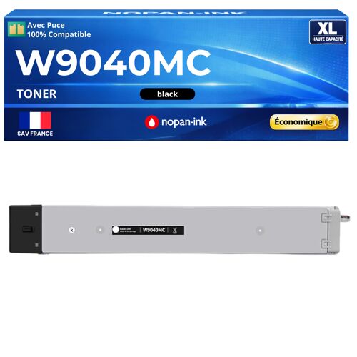 W9040MC W-9040MC toner compatible pour HP E77822dn E77822z E77825dn E77825z E77830dn E77830z Noir haute capacité 34000 pages premium