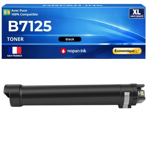 006R01818 Toner Noir Haute Capacité avec puce compatible pour Xerox VersaLink B7125 B7130 B7135 rendement 34300 pages Pack 1