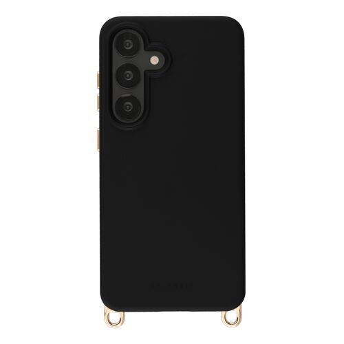 Selencia Coque arrière Rivièra avec MagSafe avec crochets amovibles Samsung Galaxy A55 (5G) / A35 Velvet Black
