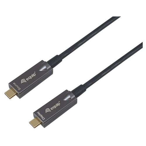 Equip 119464 câble USB USB 3.2 Gen 2 (3.1 Gen 2) 7,5 m USB C 10 Gbit/s 60 W Noir