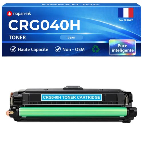 040H CRG040H CRG-040H 0458C001 toner Cyan compatible pour Canon LBP 710Cx LBP 712Cdn LBP 712Cx avec puce 10000 pages