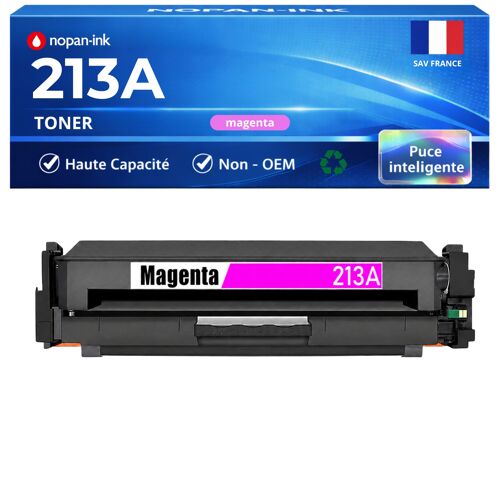 W2132A HT213A Toner Magenta compatible pour HP Color LaserJet Enterprise 5700dn 6700dn 6701dn MFP 5800dn 6800dn avec puce 3000p