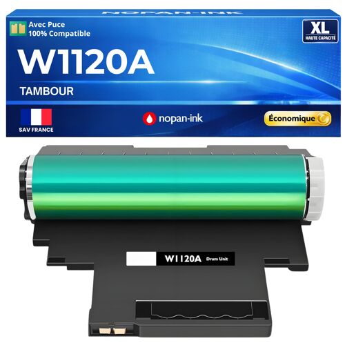 W1120A 120A tambour Noir compatible pour HP Color Laser 150a 150nw MFP 178nw HP Laser 408dn 432fdn 16000 pages
