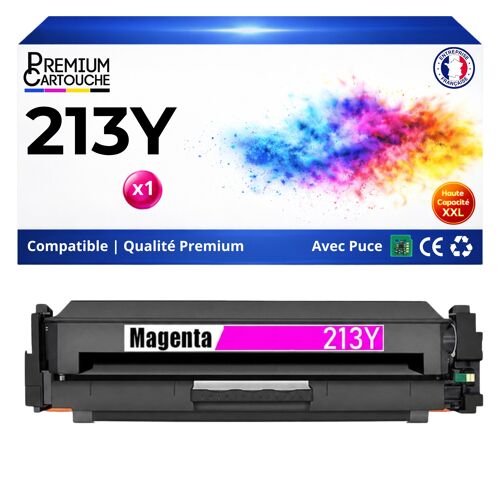 W2132Y HT213Y Toner Magenta compatible pour HP Color LaserJet Enterprise 5700dn 6700dn 6701dn MFP 5800dn 6800dn avec puce 12000p