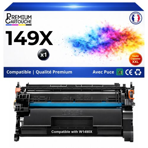 W1490X 149X toner compatible pour HP LaserJet Pro 4001dn 4002dw 4003dn MFP 4101fdw 4102fdn Noir avec puce 9500 pages