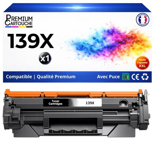 W1390X 139X toner compatible pour HP LaserJet Pro 3001dn 3001dw 3002dn 3002dw 3003dn Noir avec puce 4000 pages