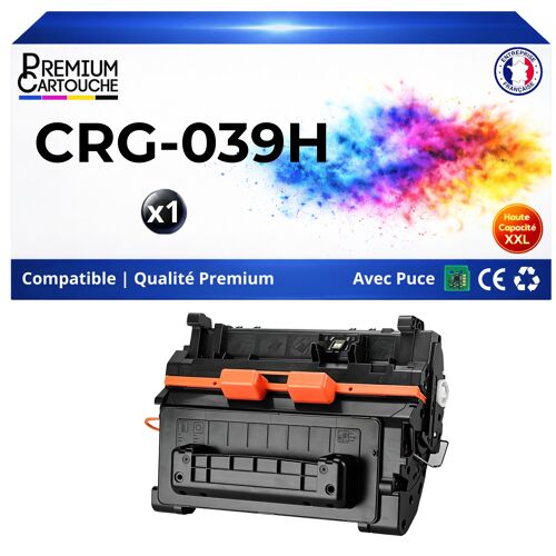 039H CRG039H CRG-039H 0288C001 Toner Noir compatible pour Canon LBP 351x LBP 352x avec puce haute capacité 25000 pages