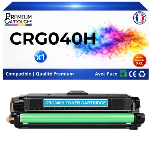 040H CRG040H CRG-040H 0458C001 toner Cyan compatible pour Canon LBP 710Cx LBP 712Cdn LBP 712Cx avec puce 10000 pages