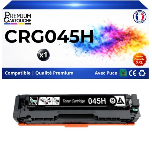045H CRG045H CRG-045H Toner Noir compatible pour Canon iSENSYS LBP611Cn LBP613Cdw MF631Cn MF633Cdw avec puce 3200 pages