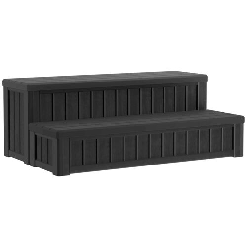 VidaXL 42045238 Accessoire pour spa et bain à remous Step storing container Noir
