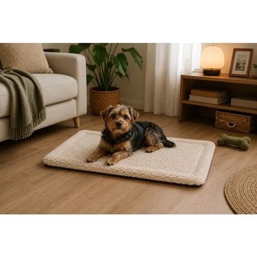 Coussin Rectangle Pour Chien Naya 63 X 100 Cm Beige