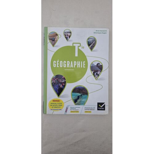 Livre Terminale Geographie Hatier