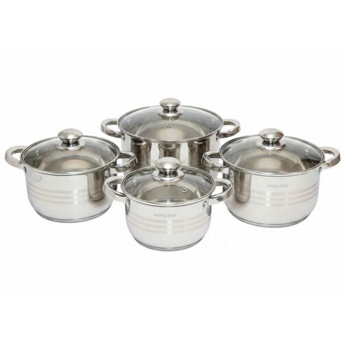 Batterie De Cuisine Inox - Napoléon Impérial - 8 Pièces 