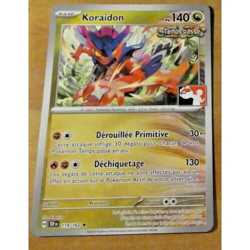 Pokemon Koraidon 19 / 162 Stamp League