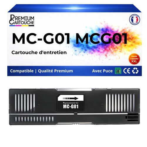 MC-G01 4628C001 Cartouche de maintenance compatible pour Canon Maxify GX5040 GX5540 GX5550 GX6040 GX6050 GX6150