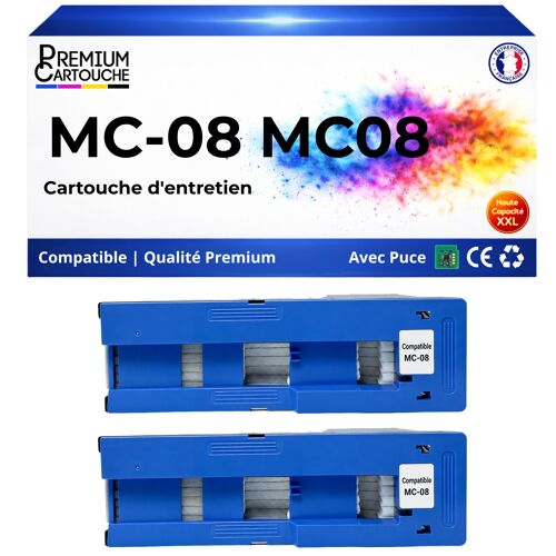 MC-08 MC08 1320B006 Kit de maintenance compatible pour Canon Pack 2 imagePROGRAF 8000 8100 8300 8400 9000 9400