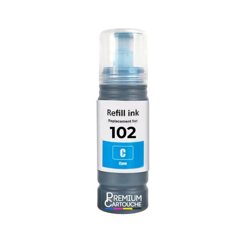 compatible pour Epson 102 C13T03R240 Cyan 70 ml 6500 pages
