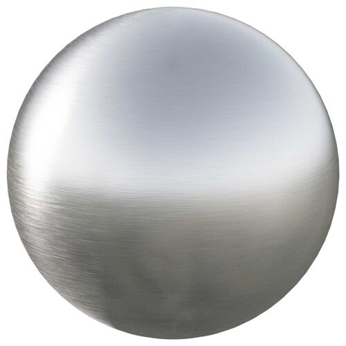 vidaXL Boule Brossée Ø 20 cm Argenté Acier Inoxydable 201