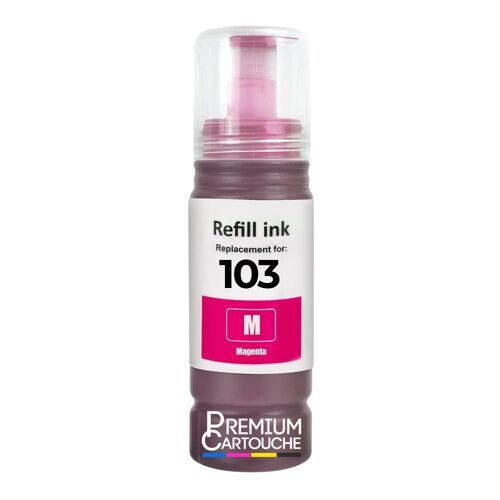 compatible pour Epson C13T00S34A 103 E103M magenta 70ml 6000 pages