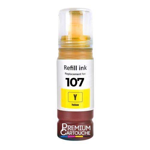 compatible pour Epson C13T09B440 107 jaune haute capacité 3600 pages 70 ml