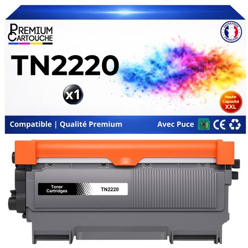 compatible pour Brother TN-2220 TN2210 2600 pages haute capacité