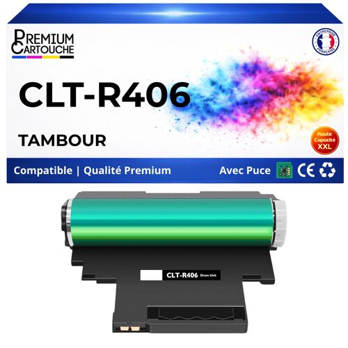 CLT-R406 SU403A Tambour compatible Samsung CLP360 CLP365 CLX3305 Xpress C480 16000 pages unité image couleur