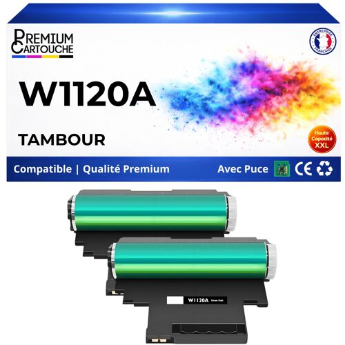 W1120A Tambour compatible pour HP Color Laser 150 178 179 HP Laser 408 432 Noir 16000 pages haute capacité unité imagerie